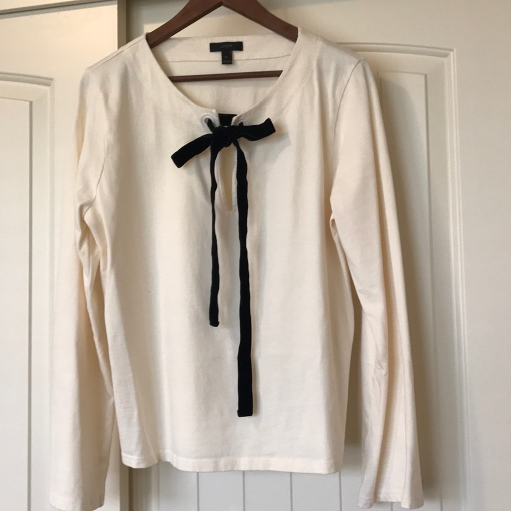J.Crew bow sweater !